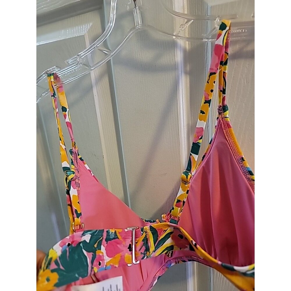 Anne Cole Bikini Top Floral Medium. Upf 50. NWT - Picture 12 of 12